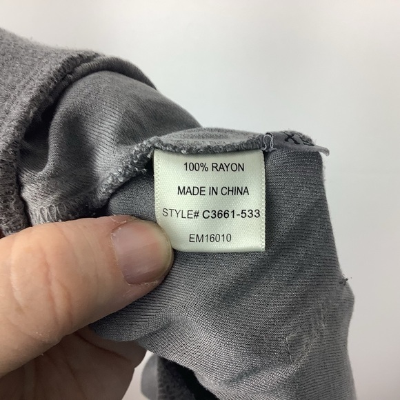 Cloth & Stone Gray Rayon Joggers XS - Picture 4 of 5